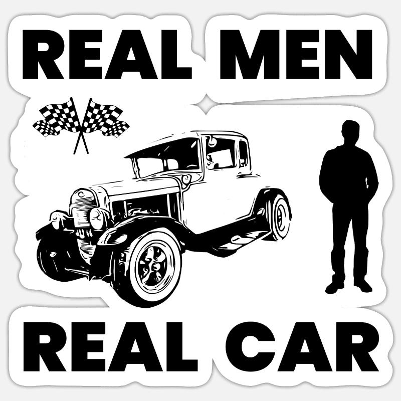 Auto - Sticker Größe S (10 x 10 cm) - Mattweiß