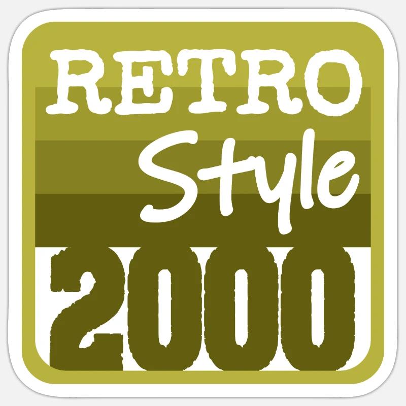 2000 - Sticker size S (10 x 10 cm) - white matte