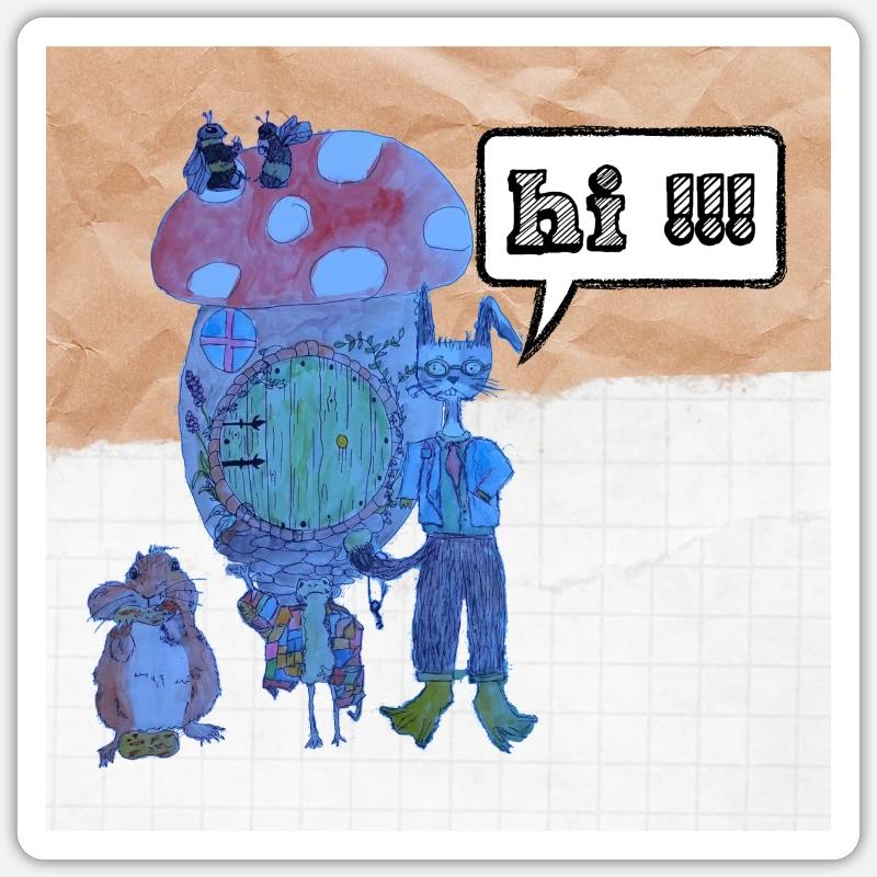 Sticker size S (10 x 10 cm) - 