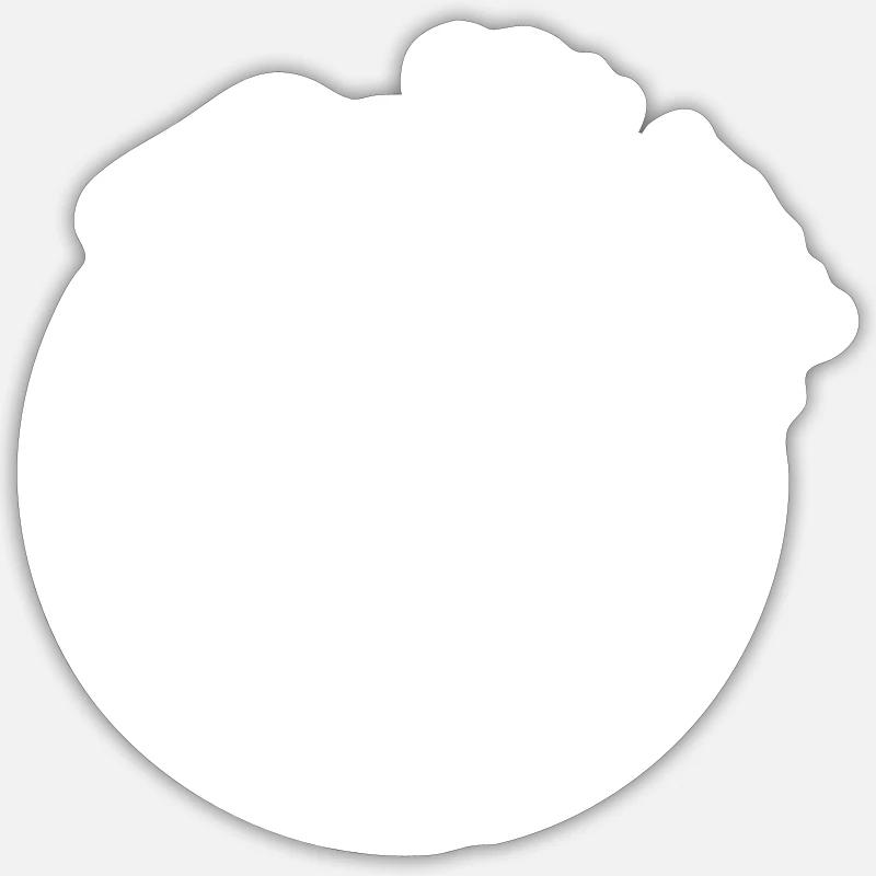 Nick Knatterton mit Joint Sticker Größe S (10 x 10 cm)