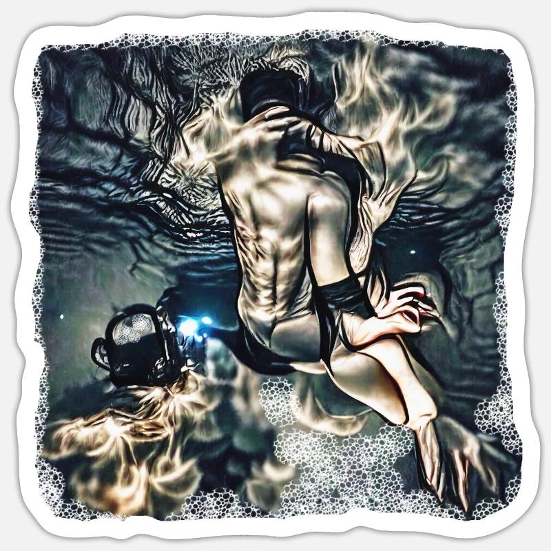 Embrace The Darkness Sticker size S (10 x 10 cm)