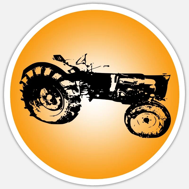 Traktor Sticker Größe S (10 x 10 cm)