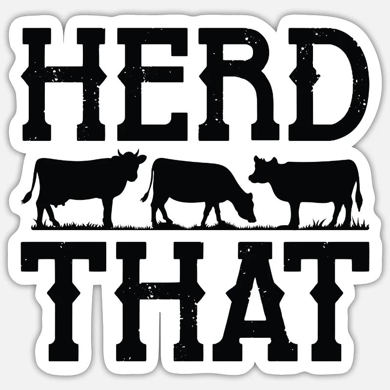 Herde, dass Sticker Größe S (10 x 10 cm)