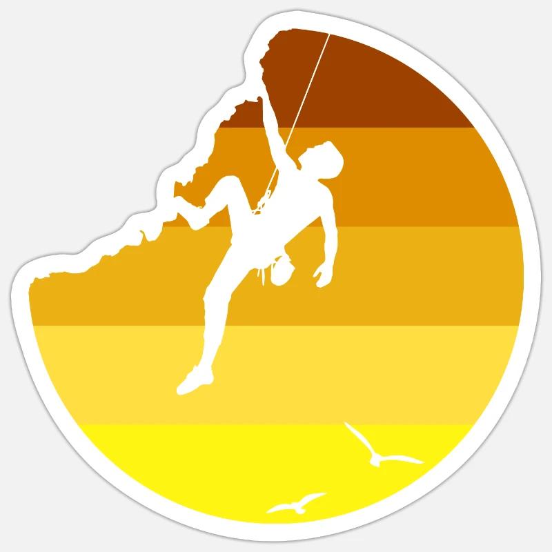 Climbing Sticker Größe S (10 x 10 cm)