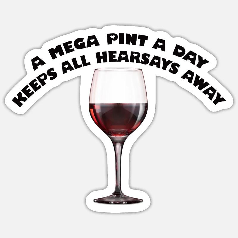 Méga Pinte Sticker taille S (10 x 10 cm)