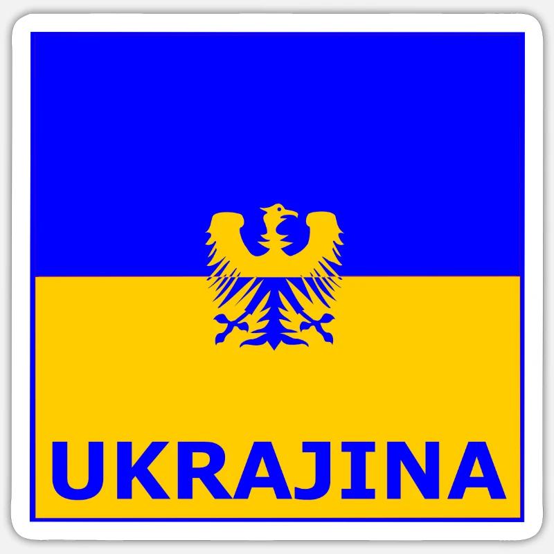 Die Ukraine Sticker size S (10 x 10 cm)