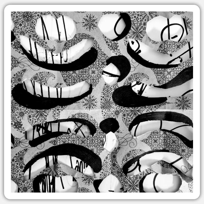 Modello Sticker formato S (10 x 10 cm)