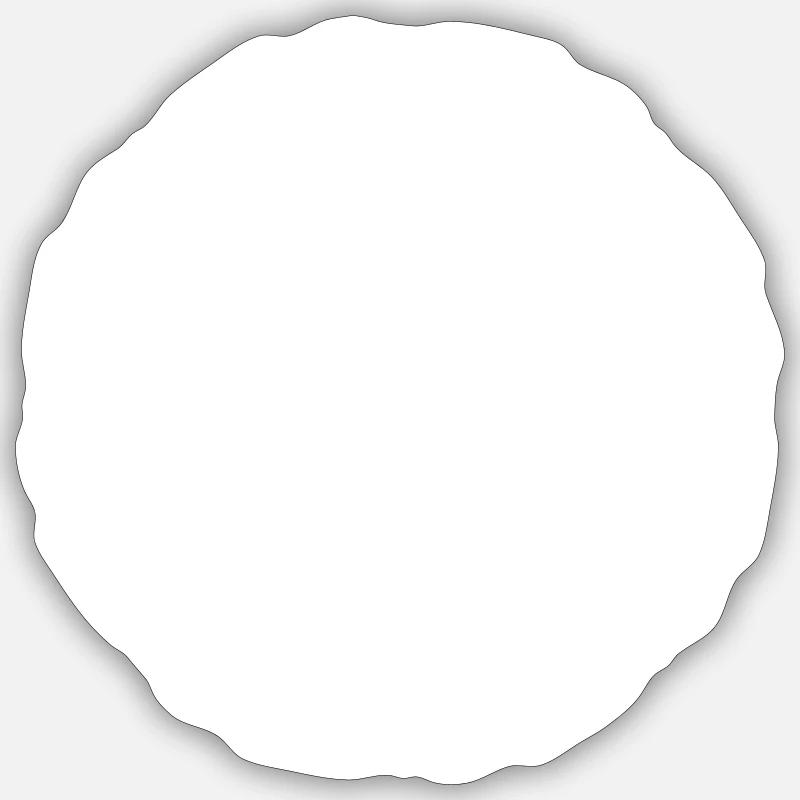 Spirale Tekno - Sticker taille S (10 x 10 cm) - blanc mat