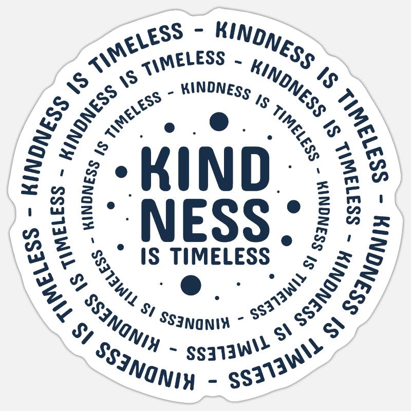 Kindness Statement Role Model Gift Sticker size S (10 x 10 cm)