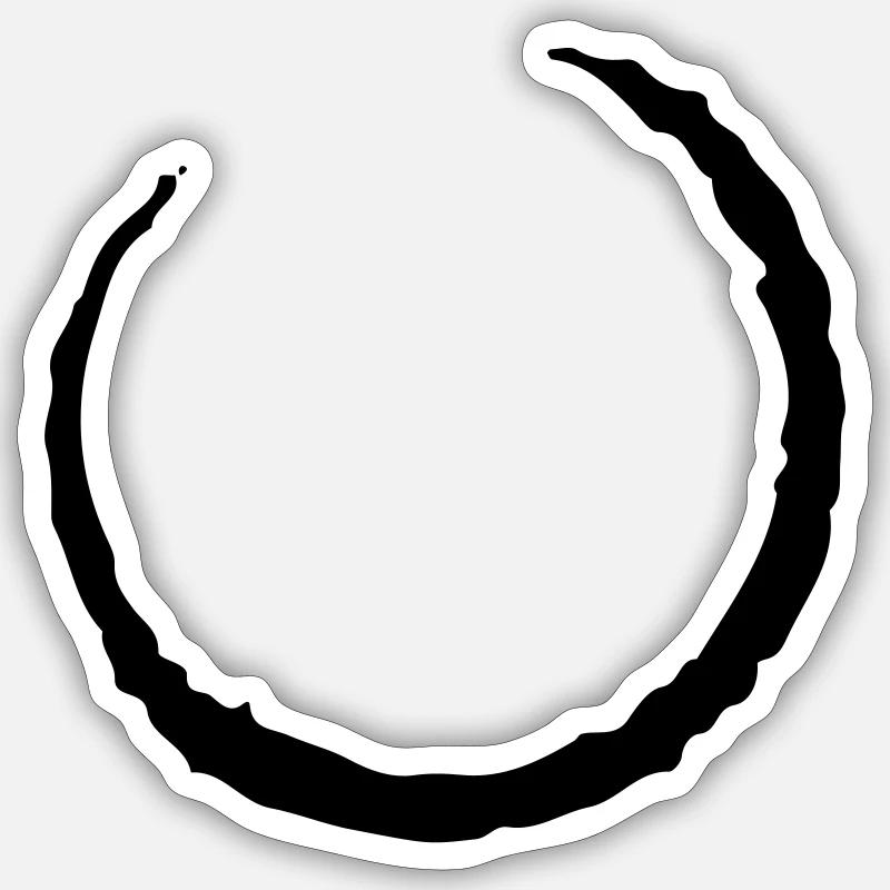 Cercle Sticker taille S (10 x 10 cm)