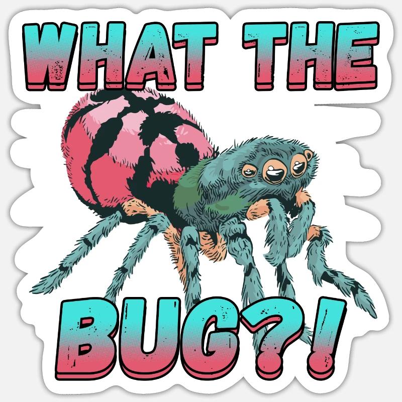 What The Bug for a Pest Control Technician Sticker Größe S (10 x 10 cm)