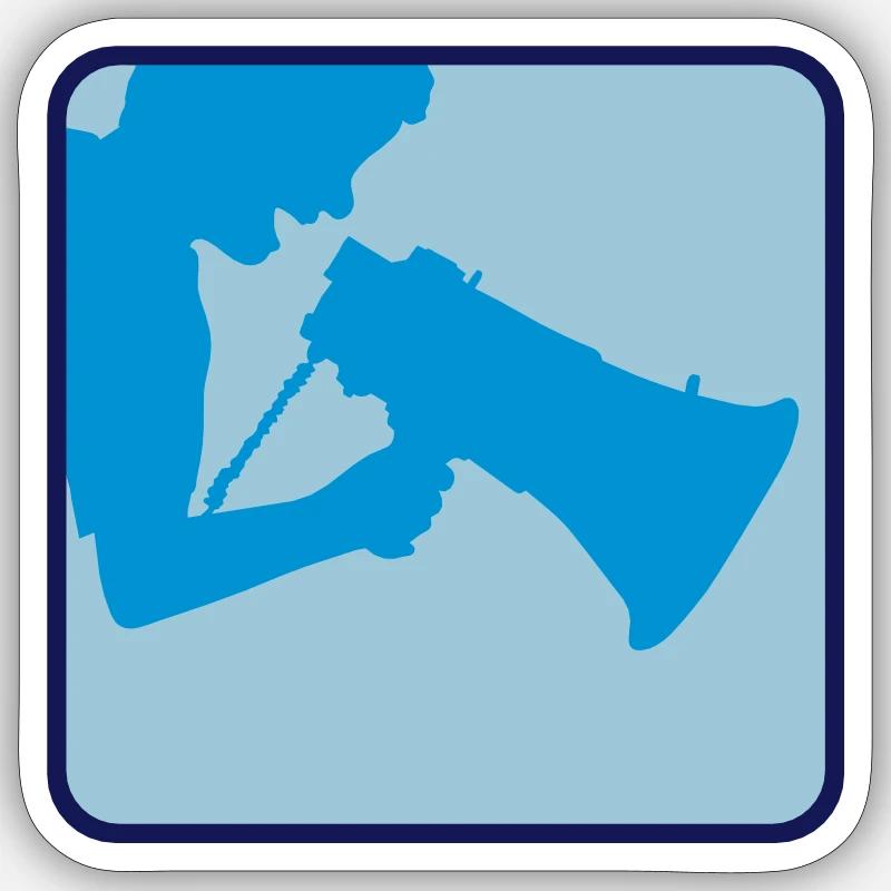 Sticker taille S (10 x 10 cm) - 