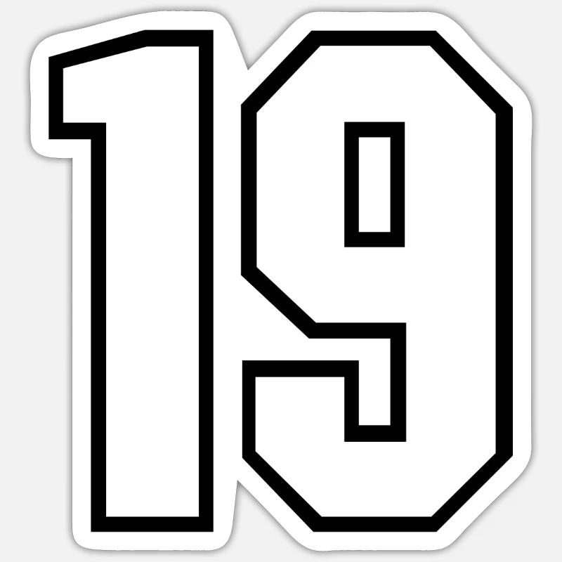 Sticker størrelse S (10 x 10 cm) -
