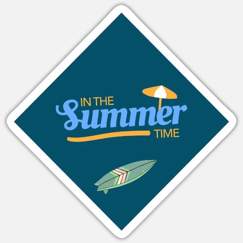 Finally summer! Sticker size S (10 x 10 cm)