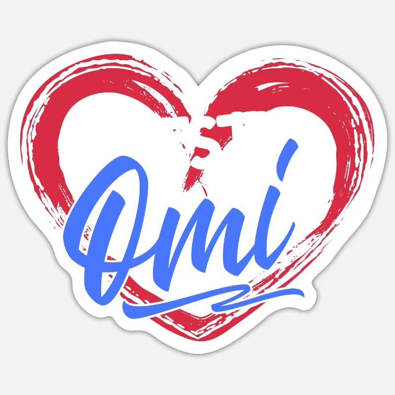 Großmama Glückwunsc Statement Beste Oma Großmutter Sticker Größe S (10 x 10 cm)