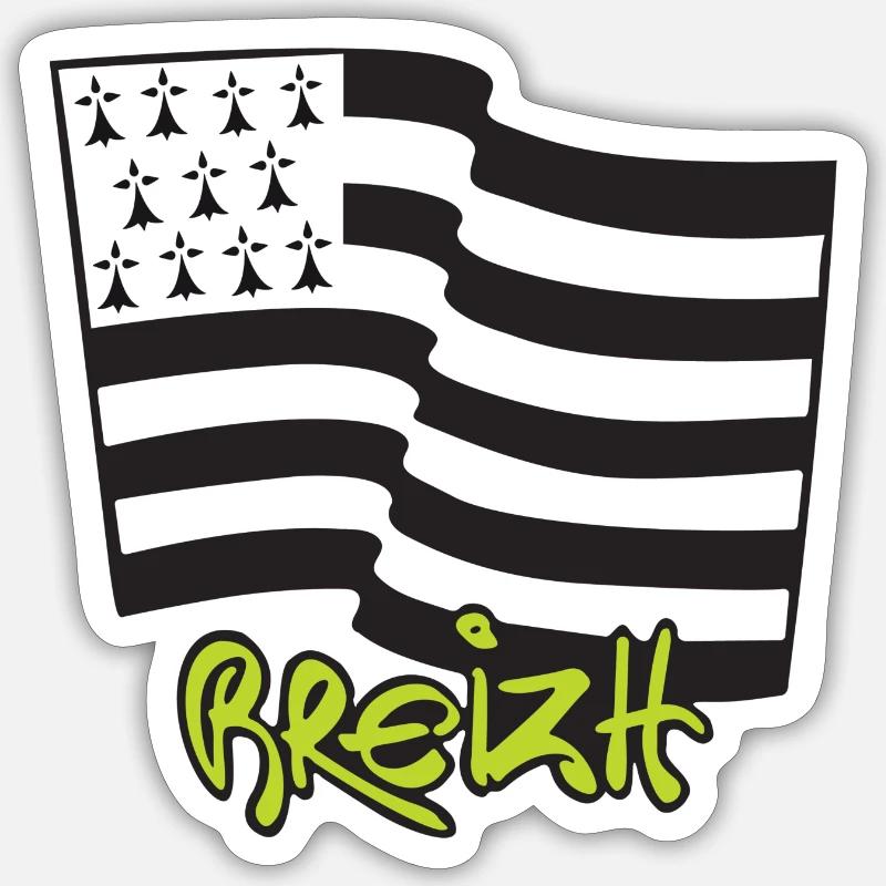 logo Vert Sticker taille S (10 x 10 cm)