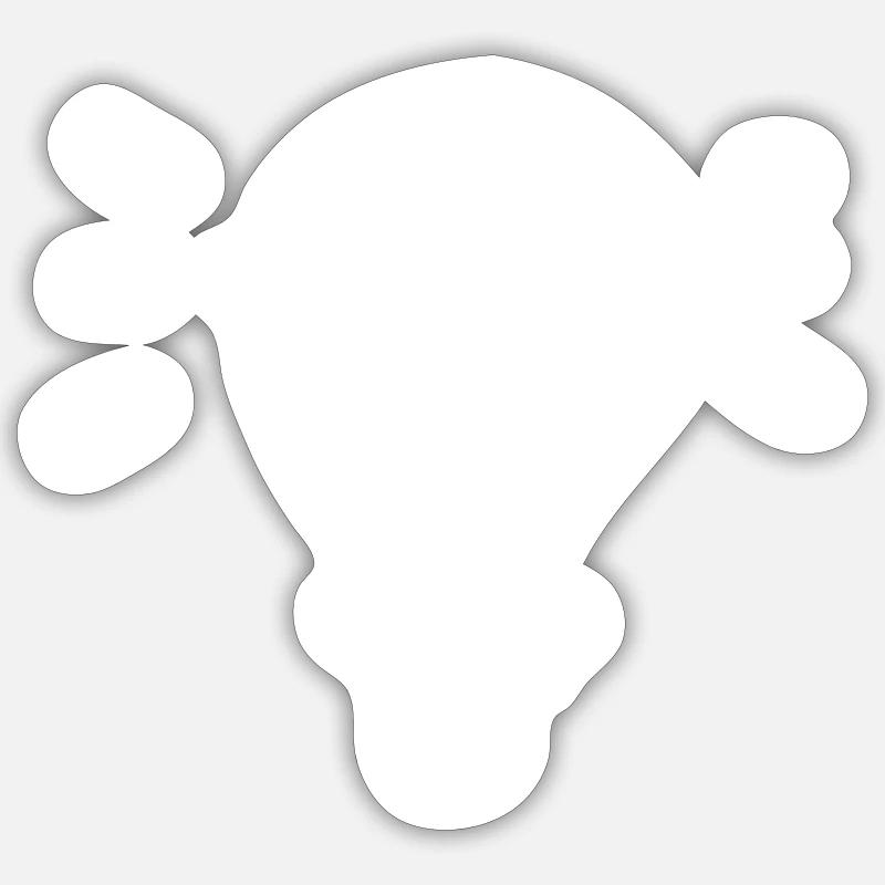 light bulb light symbol glow Sticker size S (10 x 10 cm)