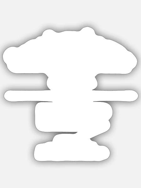 Eurokaufmann - Sticker Größe S (10 x 10 cm) - Mattweiß