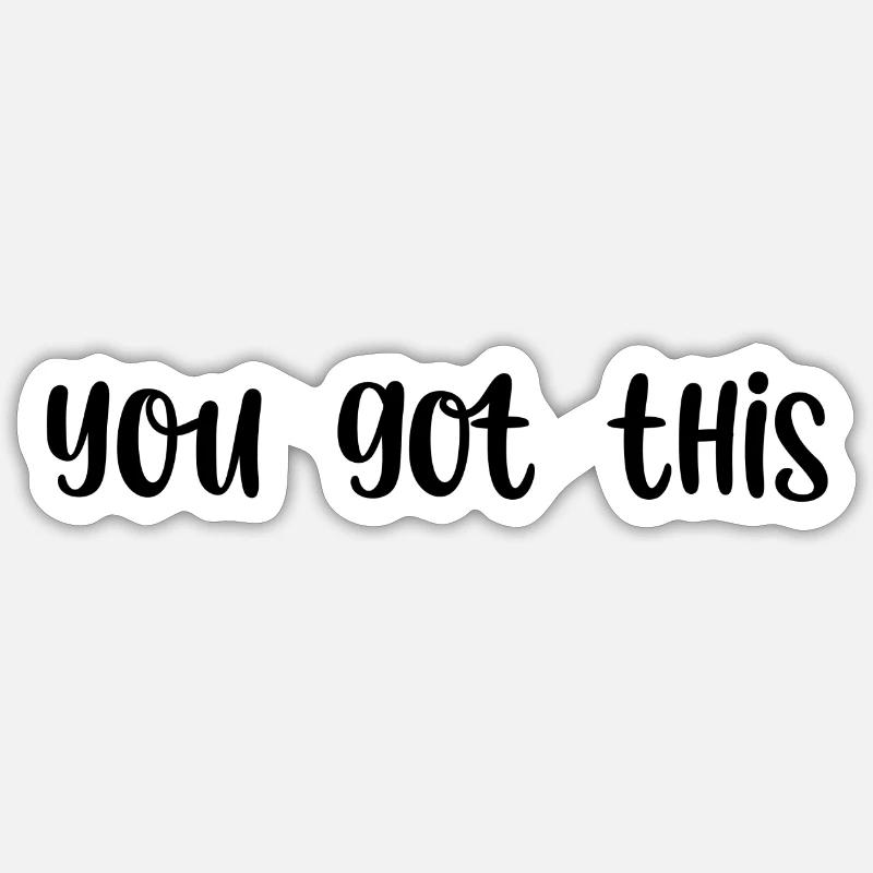 Vous avez compris - Sticker taille S (10 x 10 cm) - blanc mat