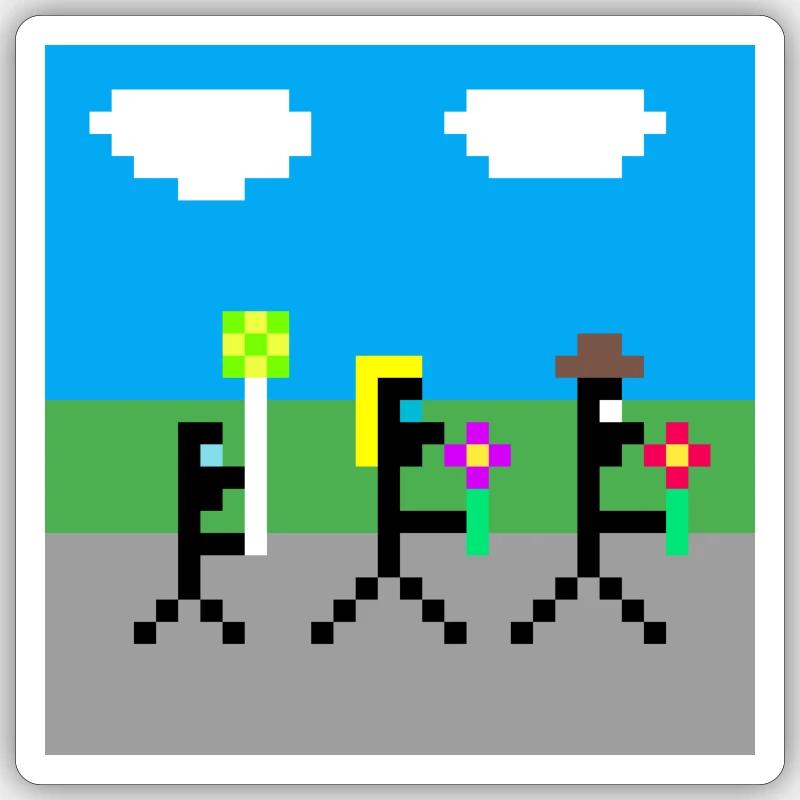 Sticker taille S (10 x 10 cm) - 