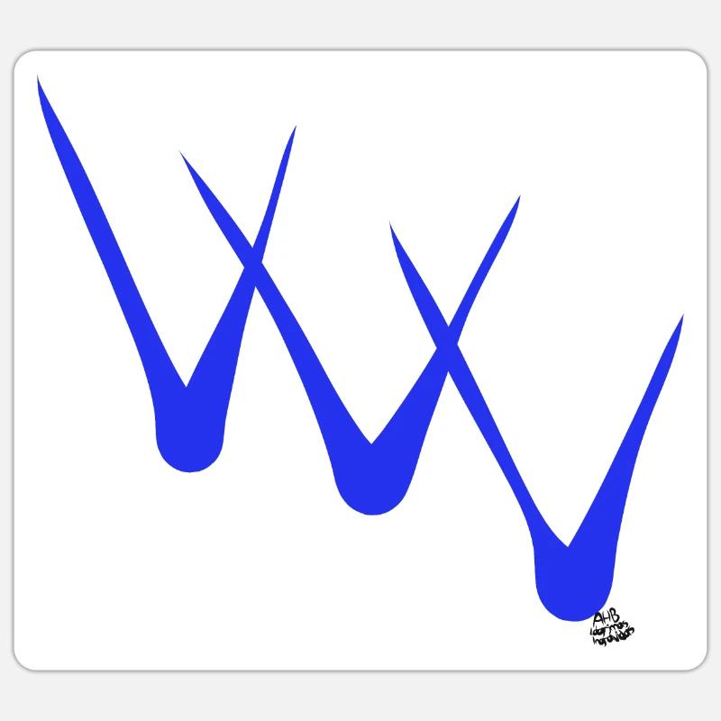 TRIPLE VÉRIFICATION. - Sticker taille S (10 x 10 cm) - blanc mat