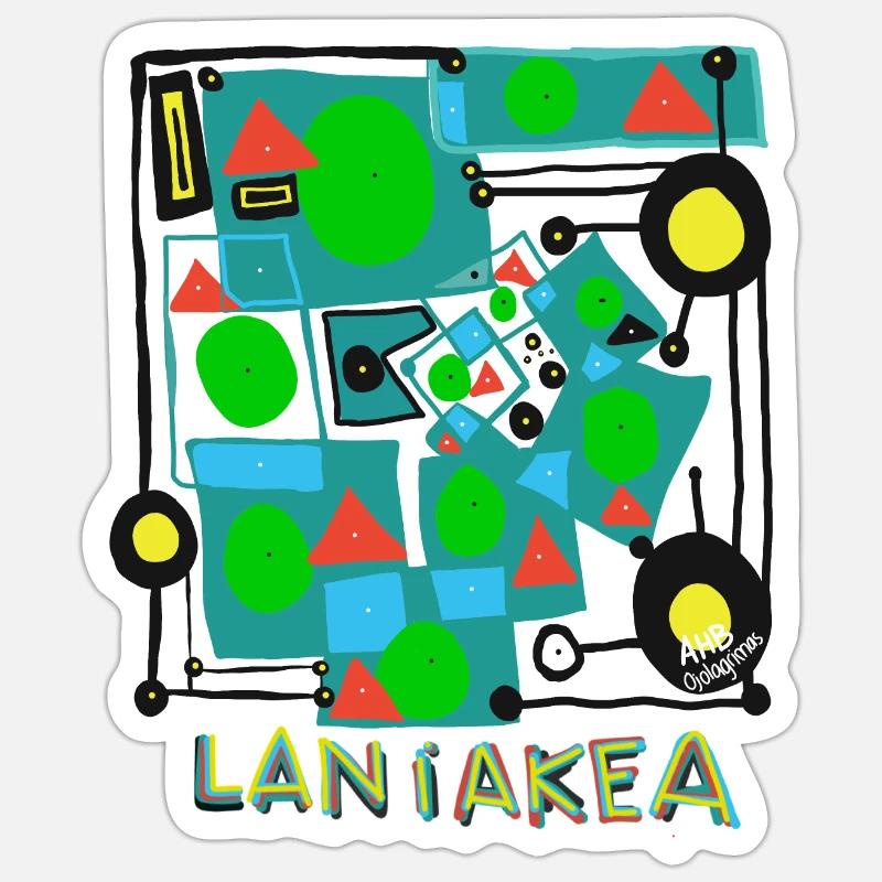 LANIAKEA v.Improved Sticker size S (10 x 10 cm)