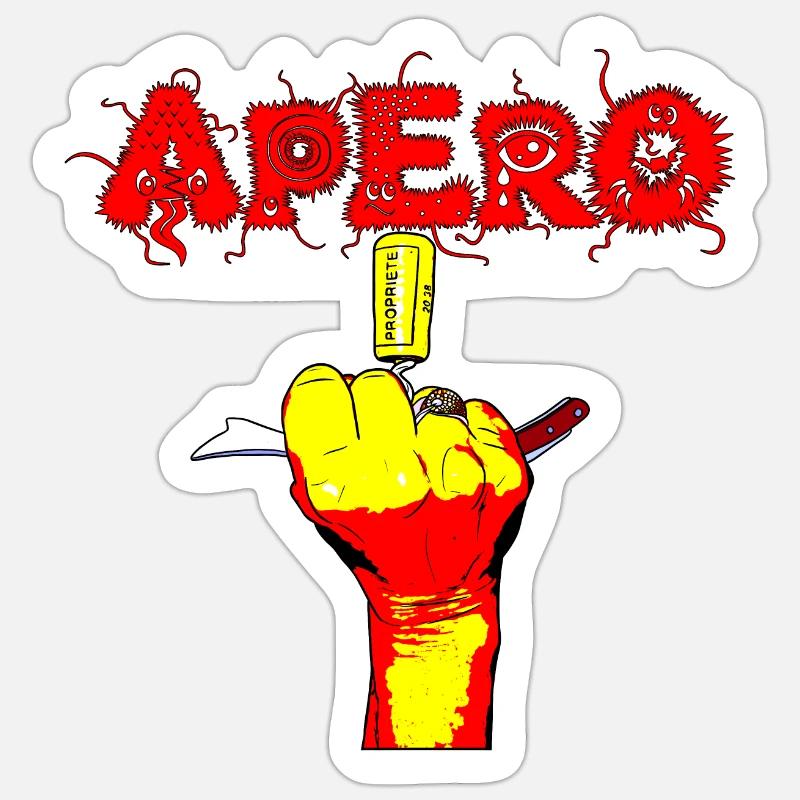 Sticker taille S (10 x 10 cm) - 