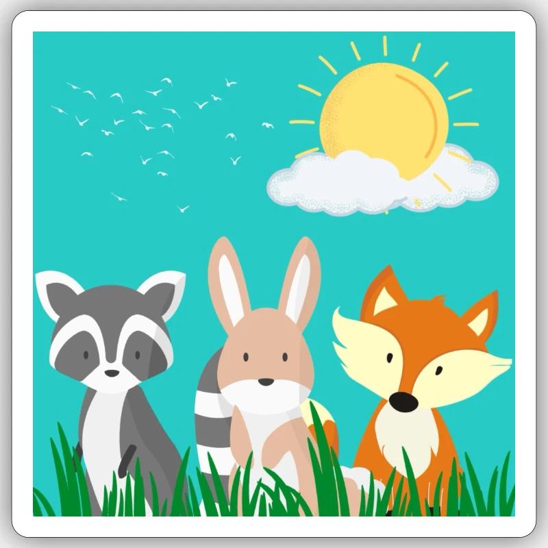 Sticker Größe S (10 x 10 cm) - 