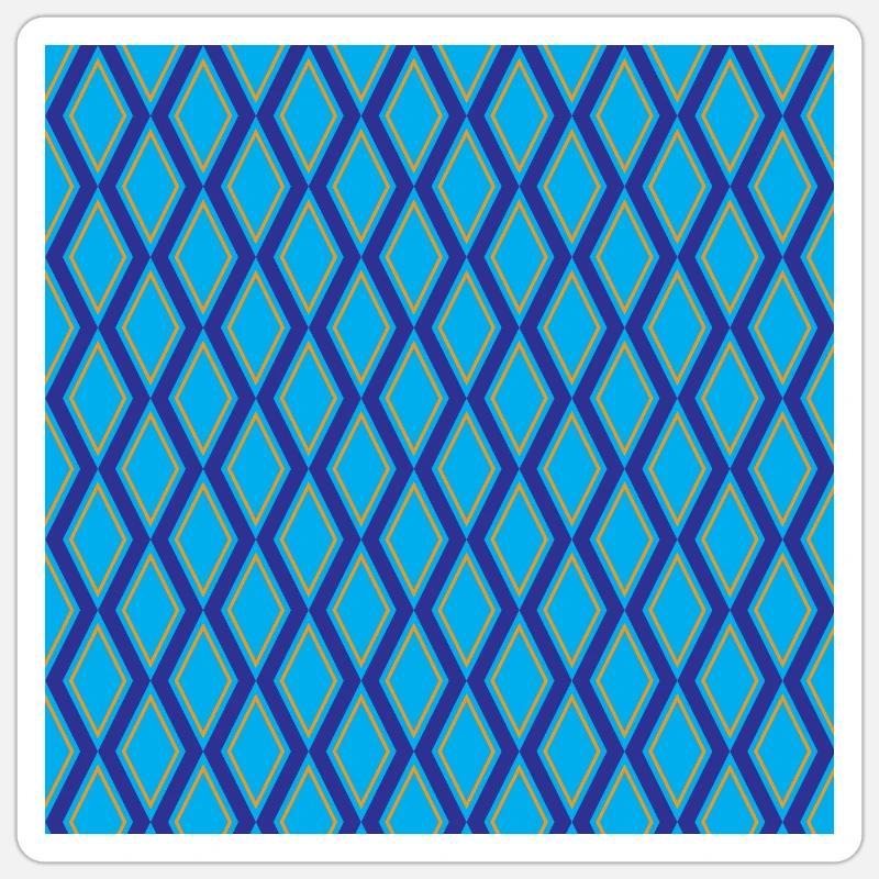 diamond pattern Sticker size S (10 x 10 cm)