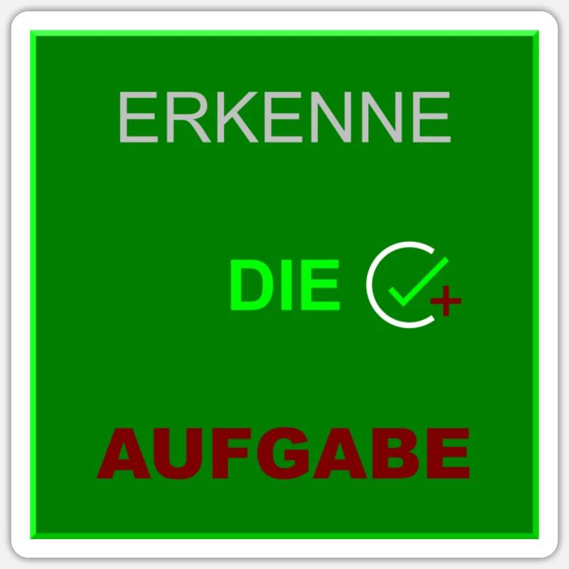 Sticker Größe S (10 x 10 cm) - 