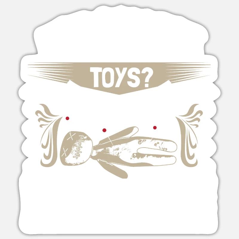 Voodoo Magic Magic Idée cadeau Sticker taille S (10 x 10 cm)