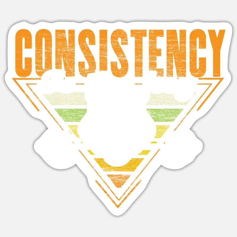 Strength Training Weightlifting Muscles - Sticker size S (10 x 10 cm) - white matte