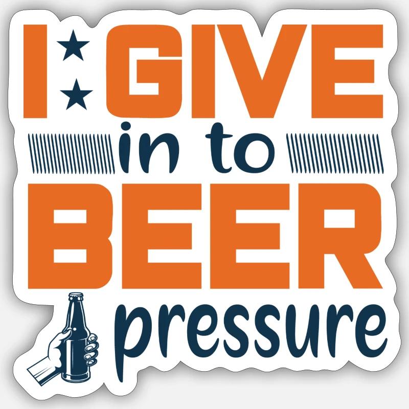 Bière Sticker taille S (10 x 10 cm)