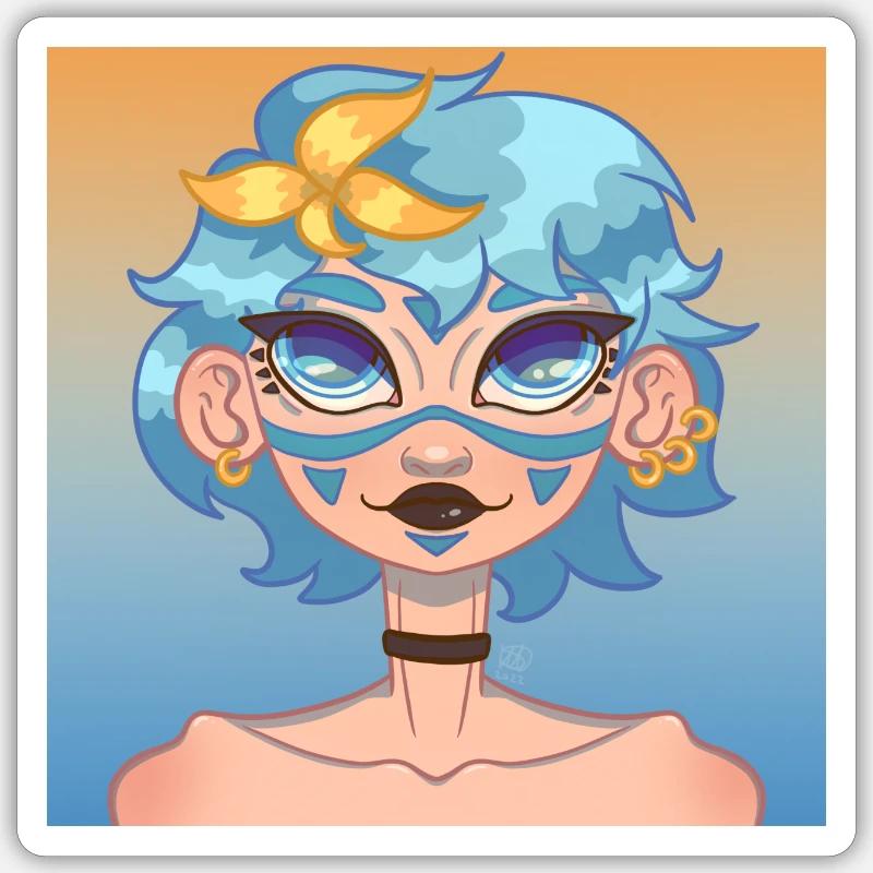 Sticker Größe S (10 x 10 cm) - 