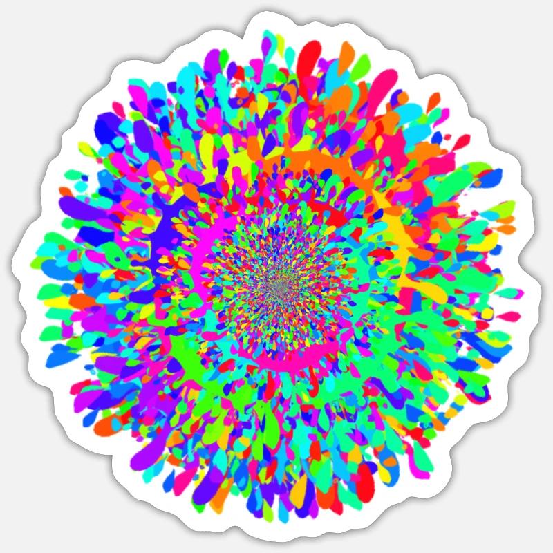 Splish Splash - Sticker size S (10 x 10 cm) - white matte