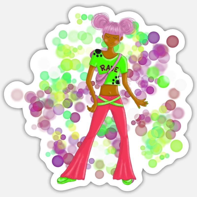 Sticker Größe S (10 x 10 cm) - 
