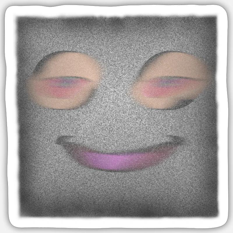 Auf Sendung ! Sticker Größe S (10 x 10 cm)