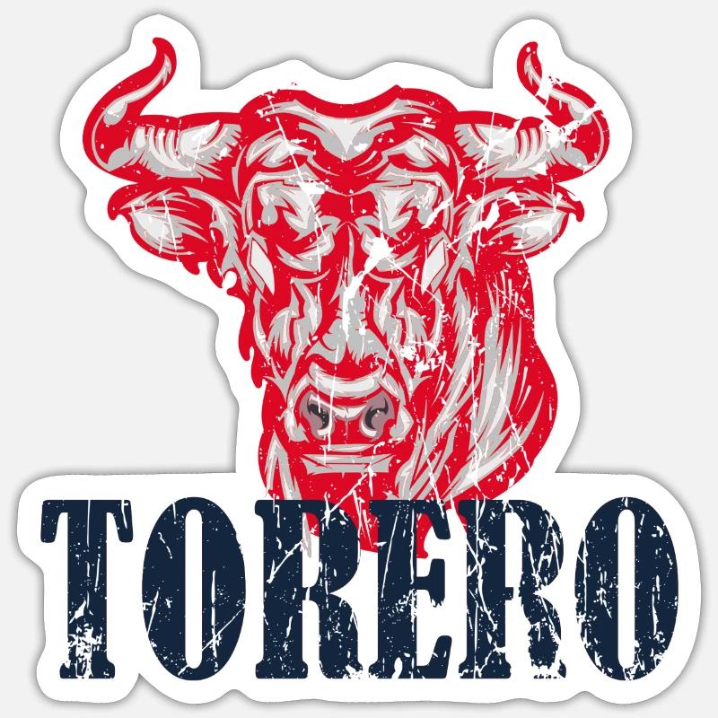 Conception de Torero Sticker taille S (10 x 10 cm)