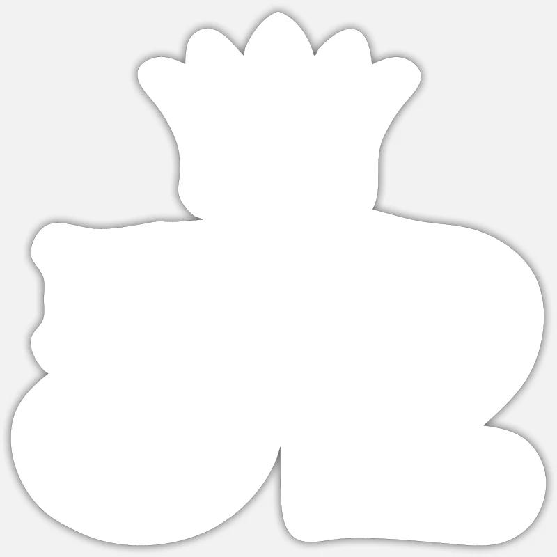 52 Couronne numérique Sticker taille S (10 x 10 cm)