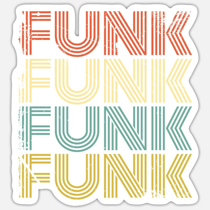 Funk Funky Sticker taille S (10 x 10 cm)
