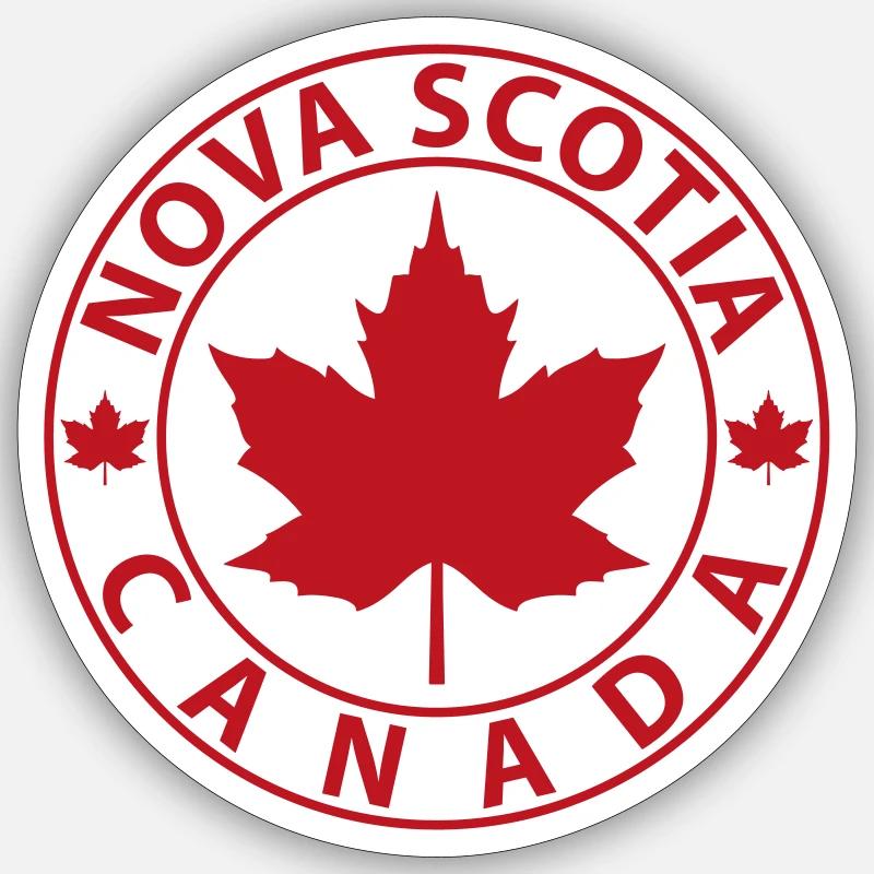 Nova Scotia - Sticker size S (10 x 10 cm) - white matte