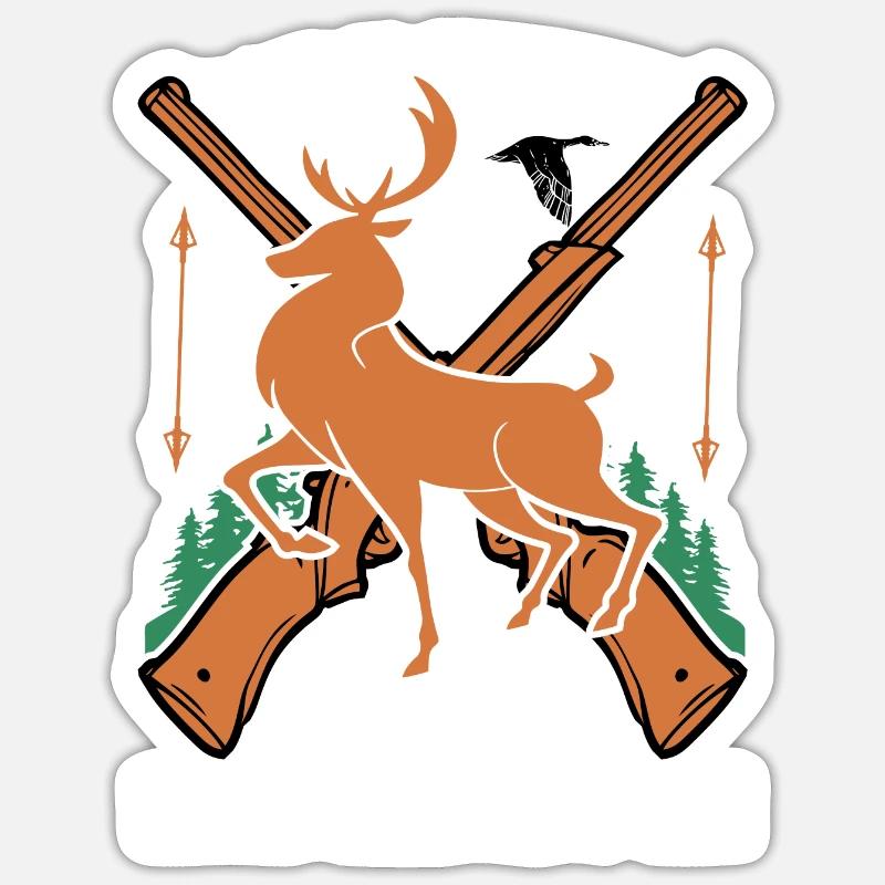 I've Got 99 Problems but Hunting Solves Them All Sticker taille S (10 x 10 cm)