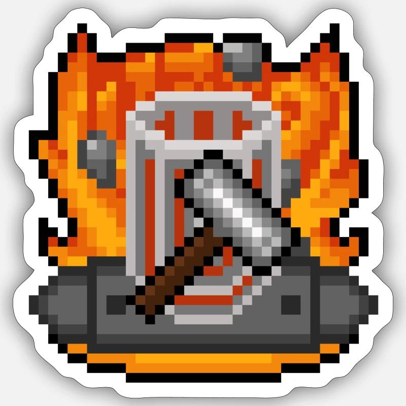 Sticker taille S (10 x 10 cm) - 