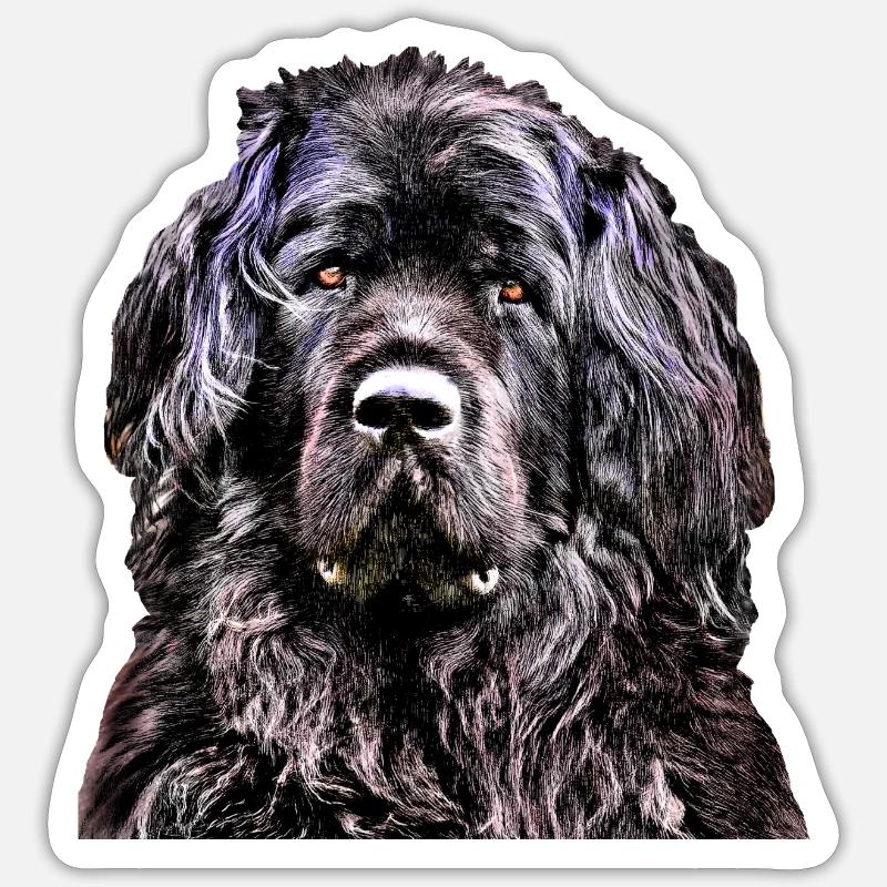Terre neuve 2 - Sticker taille S (10 x 10 cm) - blanc mat