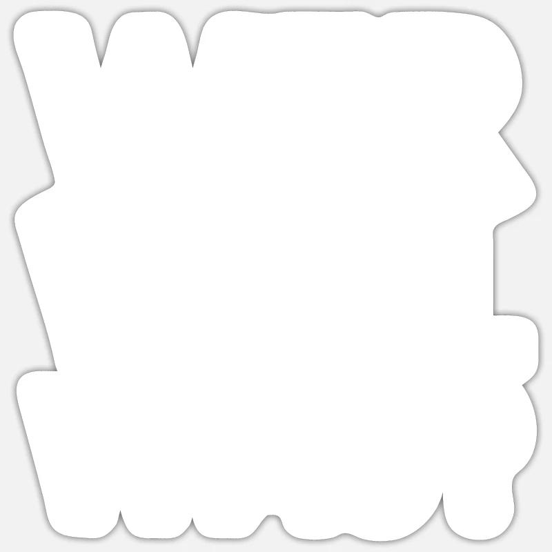 Wer will was Sticker Größe S (10 x 10 cm)