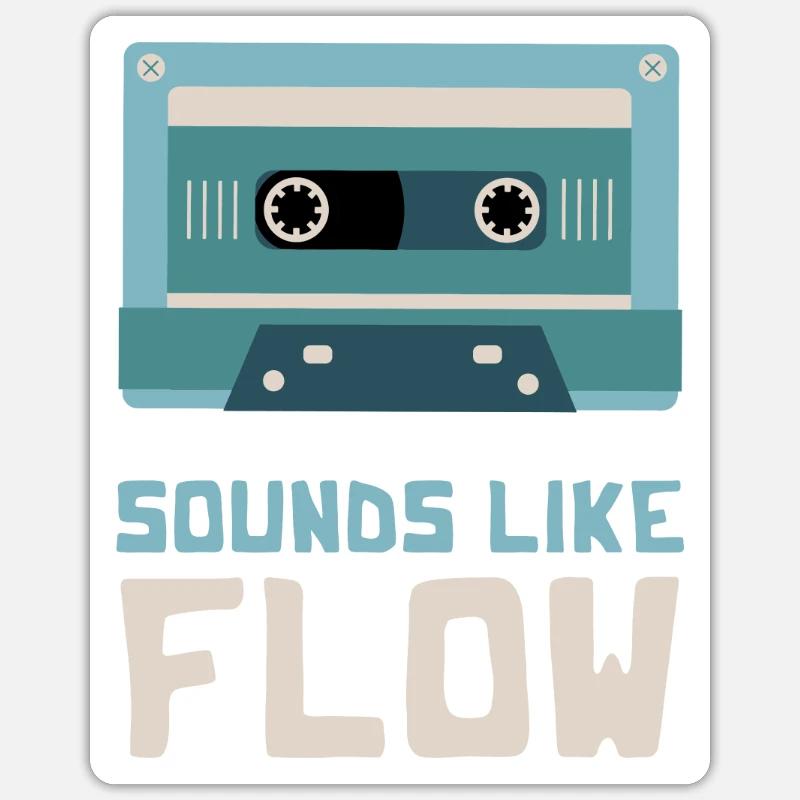 ON DIRAIT DU FLOW Sticker taille S (10 x 10 cm)