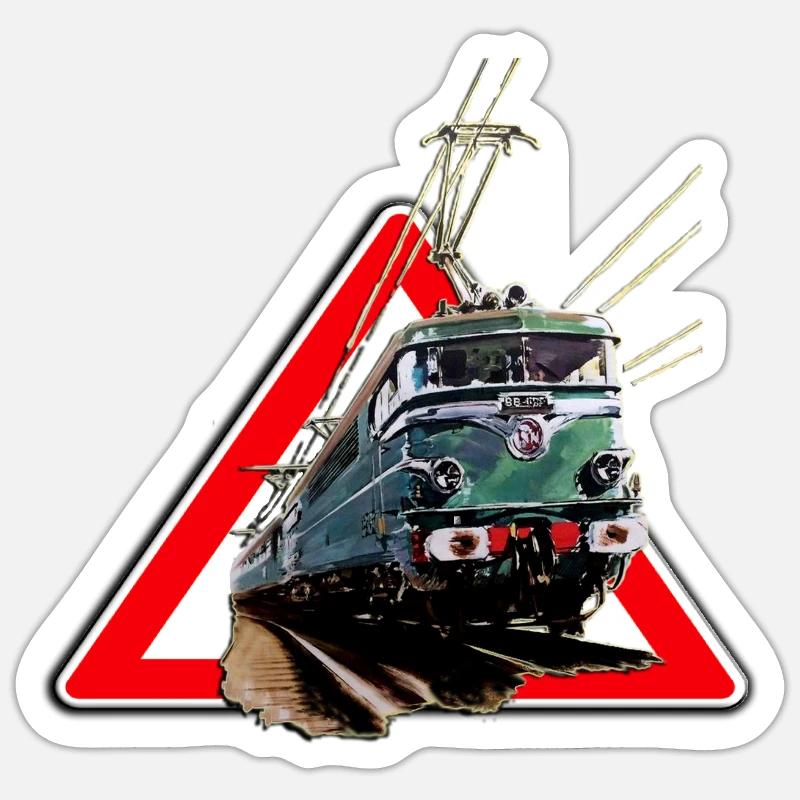 DANGER BB création Louis RUNEMBERG © Adagp - Sticker taille S (10 x 10 cm) - blanc mat