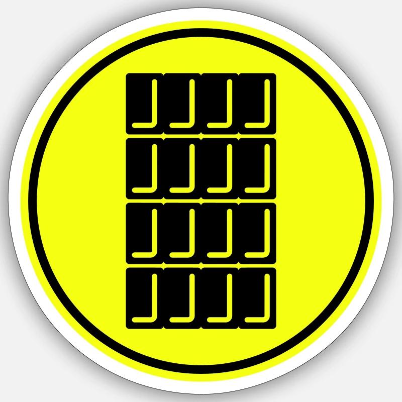 Sticker taille S (10 x 10 cm) - 