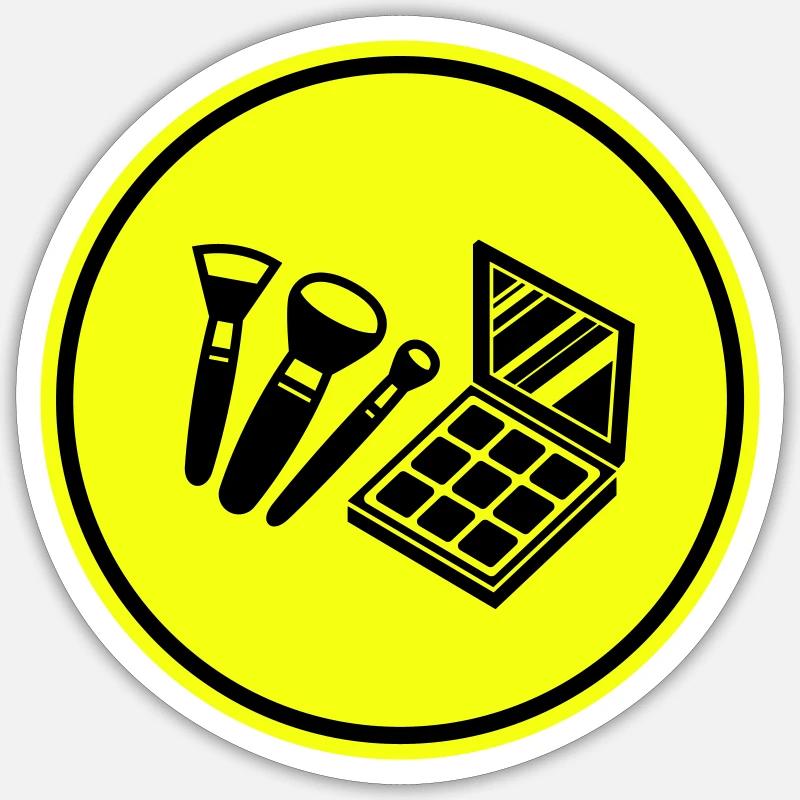 Make Up Cosmetics Icon Sticker size S (10 x 10 cm)