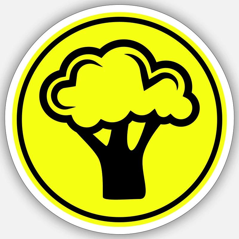Broccoli Vegetables Sticker size S (10 x 10 cm)